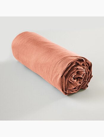 Drap housse lyocell uni Lysandre
