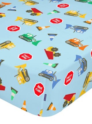 Drap-housse Machinery Berceau "Happyfriday"