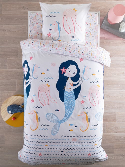 Drap housse MARINETTE en coton issu de l'agriculture biologique - Kiabi