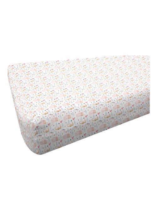 Drap housse MARINETTE en coton issu de l'agriculture biologique - Kiabi