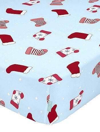Drap-housse Merry christmas Berceau "Happyfriday