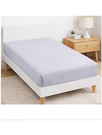 Drap housse microfibre 90x190cm en lot