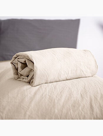 Drap housse MILA micro lavée polyester