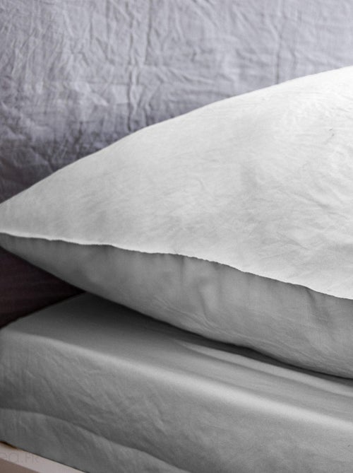 Drap housse MILA micro lavée polyester - Kiabi