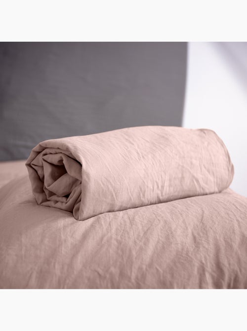 Drap housse MILA micro lavée polyester - Kiabi