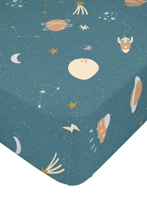 Drap-housse Mini universe Berceau "Happyfriday" - Kiabi