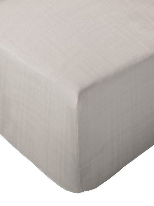 Drap housse mousseline de coton MILOS - Kiabi