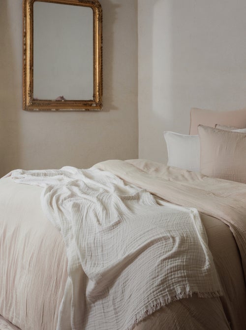 Drap housse mousseline de coton MILOS - Kiabi