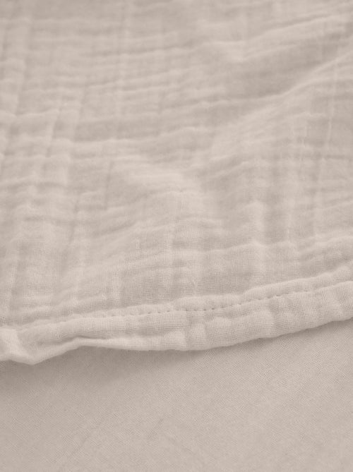 Drap housse mousseline de coton MILOS - Kiabi