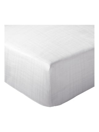 Drap housse mousseline de coton MILOS
