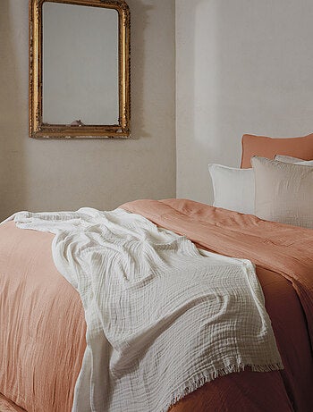 Drap housse mousseline de coton MILOS