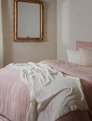 Drap housse mousseline de coton MILOS