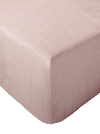 Drap housse mousseline de coton MILOS