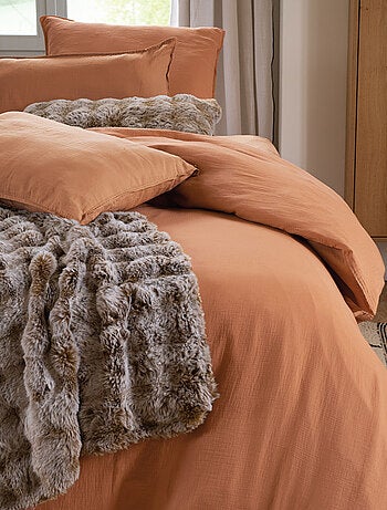Drap housse mousseline de coton MILOS