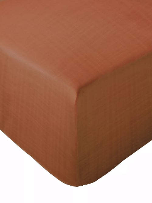 Drap housse mousseline de coton MILOS - Kiabi