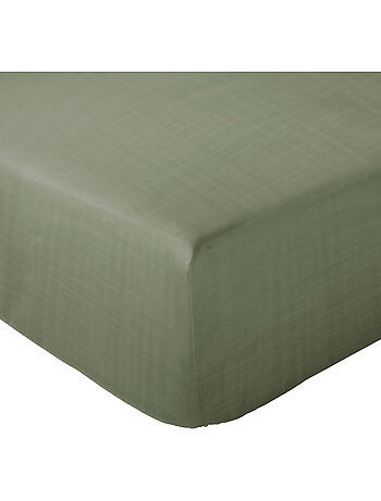 Drap housse mousseline de coton MILOS