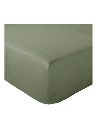 Drap housse mousseline de coton MILOS