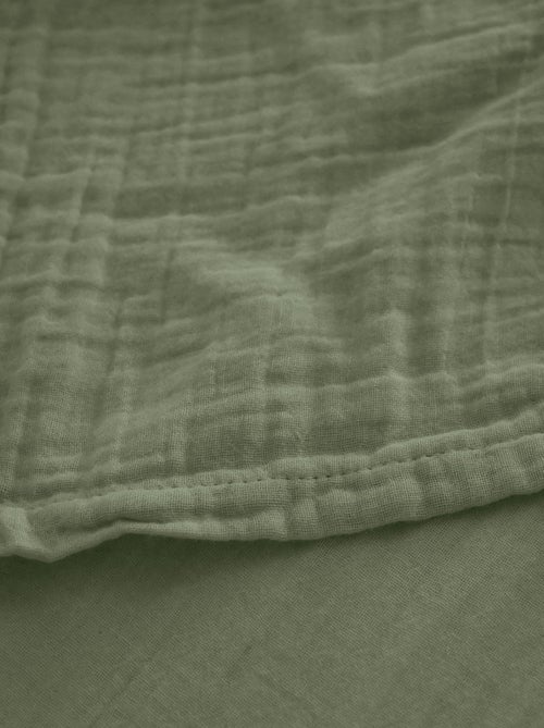 Drap housse mousseline de coton MILOS - Kiabi