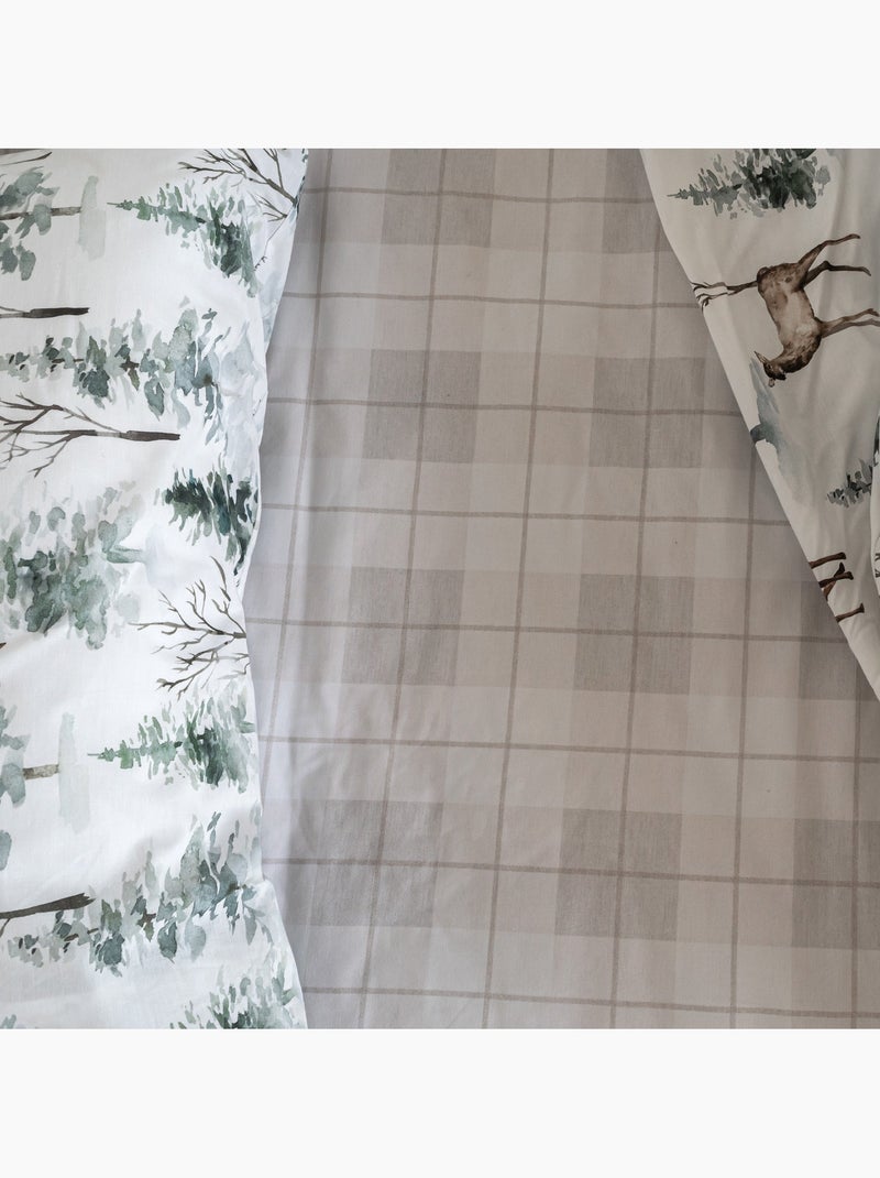 Drap-housse Mystical winter "Happyfriday" Multicolore - Kiabi