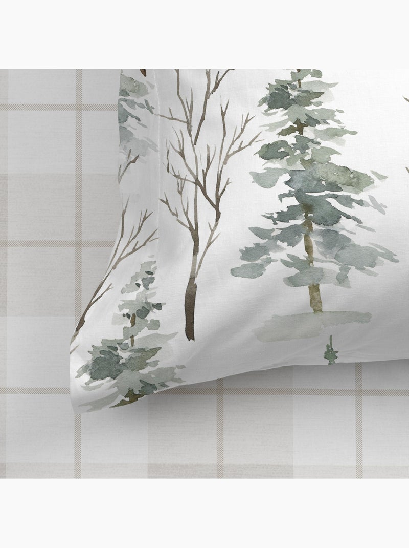 Drap-housse Mystical winter "Happyfriday" Multicolore - Kiabi
