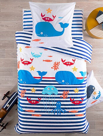 Drap housse OCTOPUSSE en coton issu de l'agriculture biologique