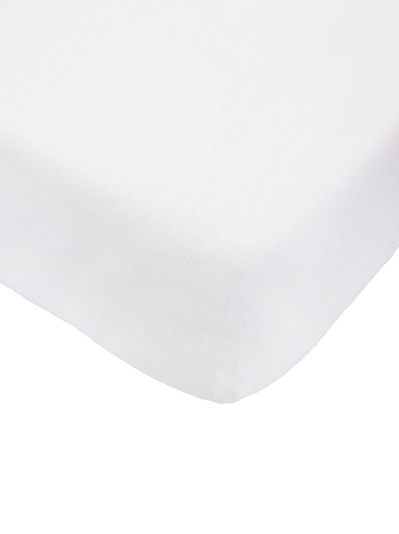 Drap housse OEKO-TEX® STANDARD 100 Blanc - Kiabi