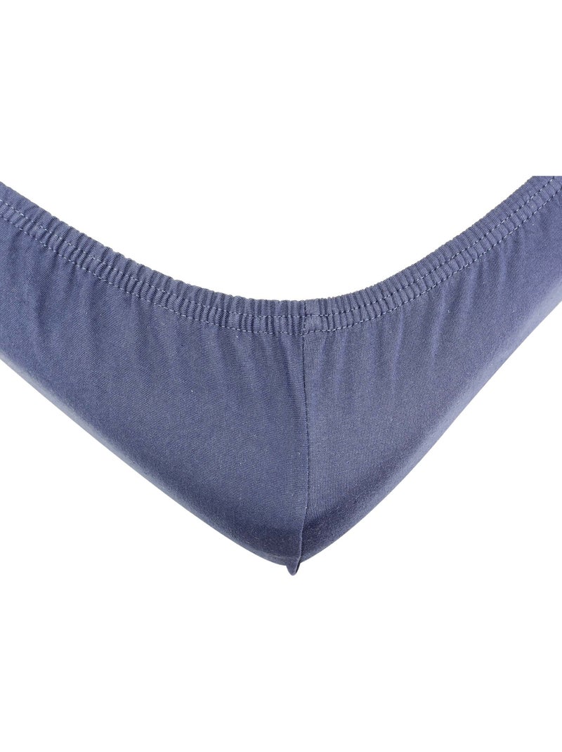 Drap Housse Oeko-tex® Standard 100 Bleu canard - Kiabi