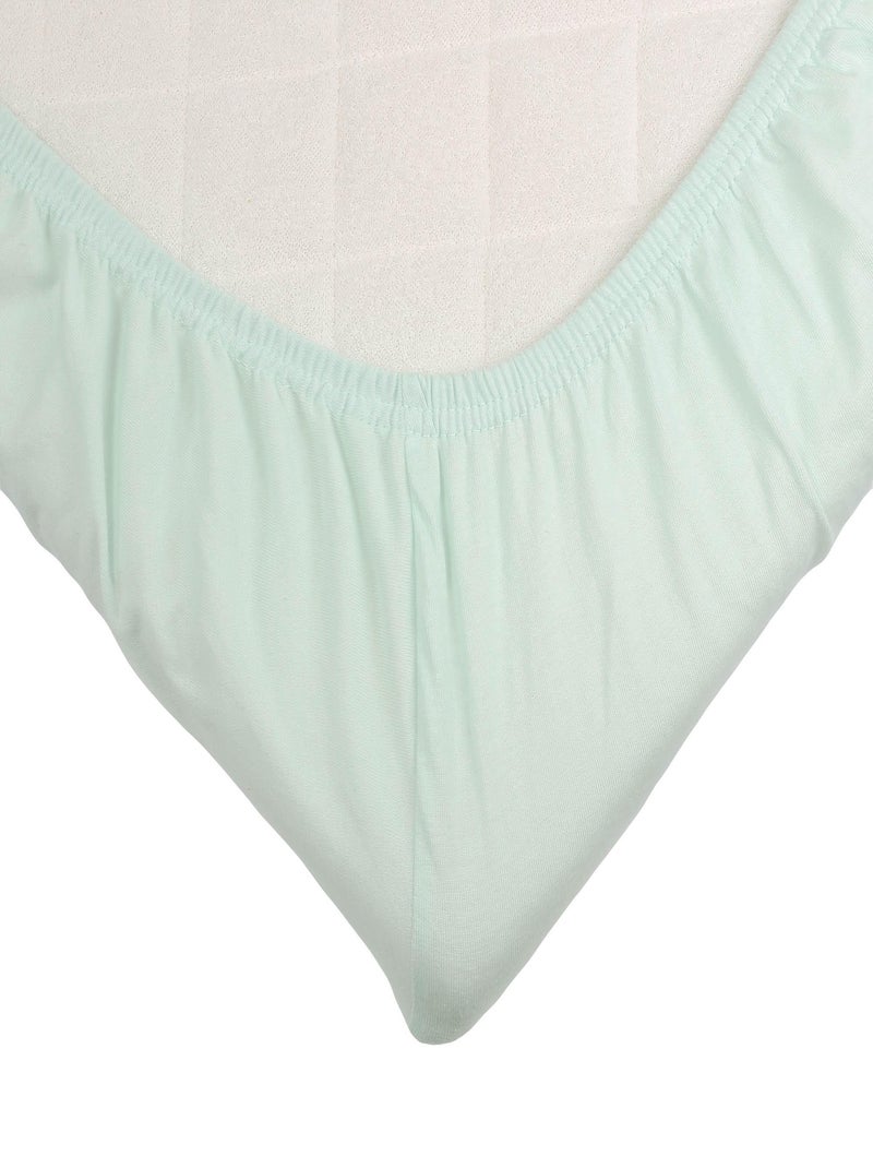 Drap Housse Oeko-tex® Standard 100 Vert clair - Kiabi
