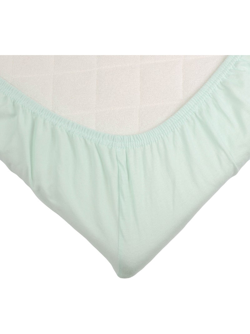Drap housse oeko-tex® standard 100 Vert - Kiabi