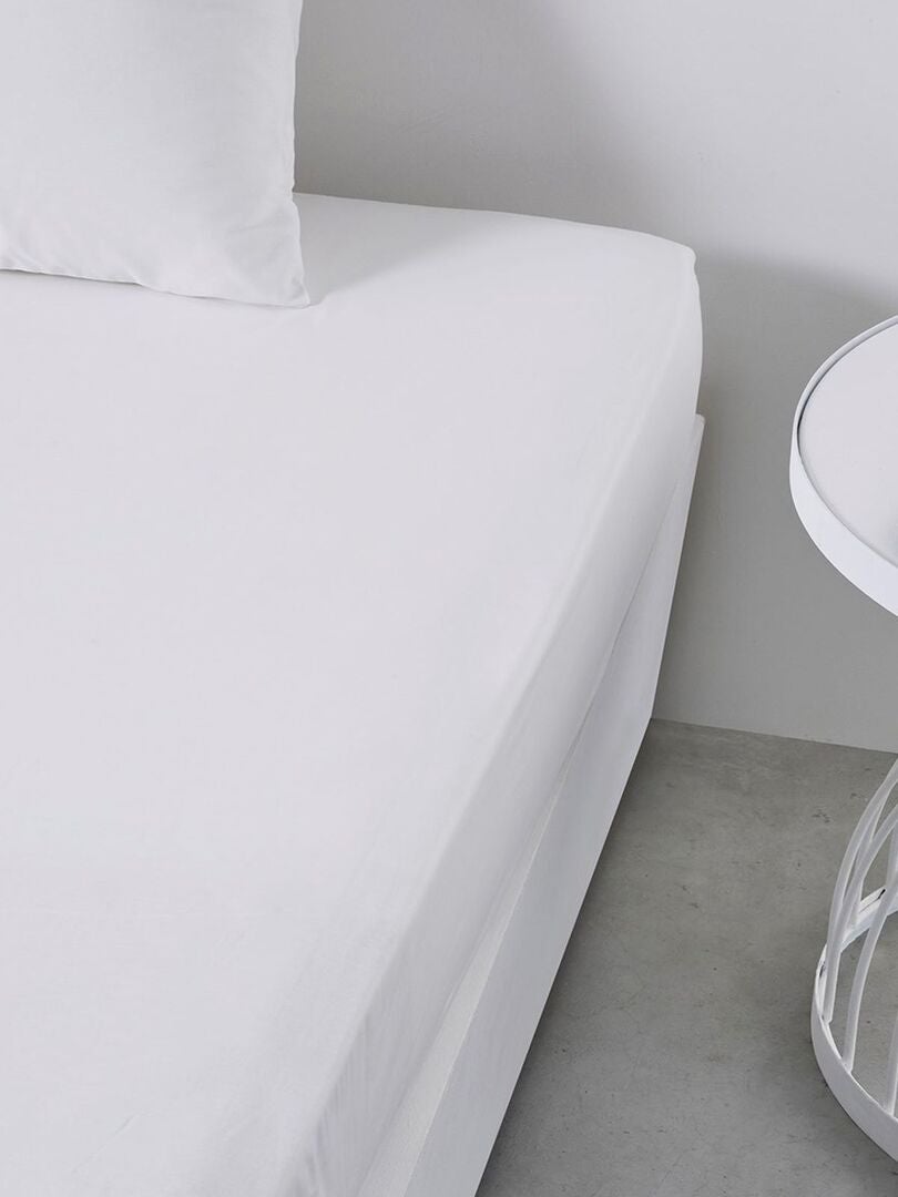 Drap housse 'ORGANIC' 'TODAY' Blanc - Kiabi