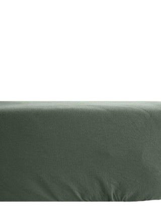 Drap housse Palace pur coton teint lavé 63 fils/cm² Vent du sud