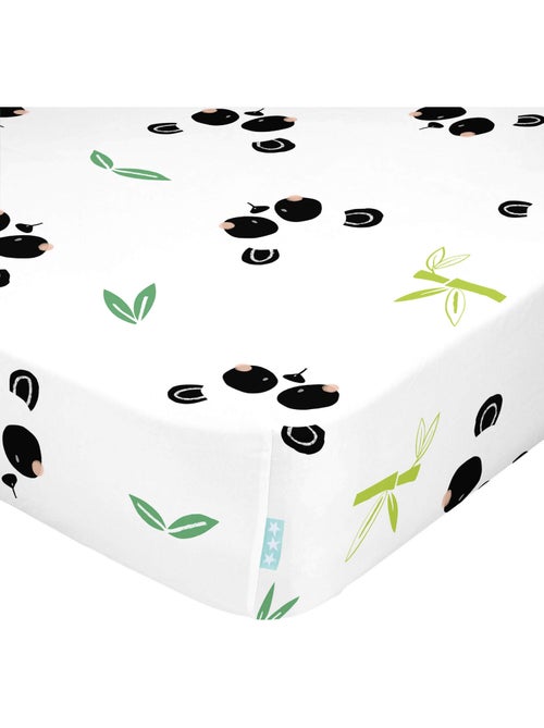 Drap-housse Panda garden Lit Bébé "Happyfriday" - Kiabi
