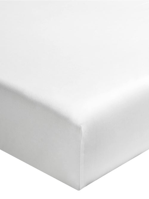 Drap housse percale bonnet 30 made in France - Kiabi