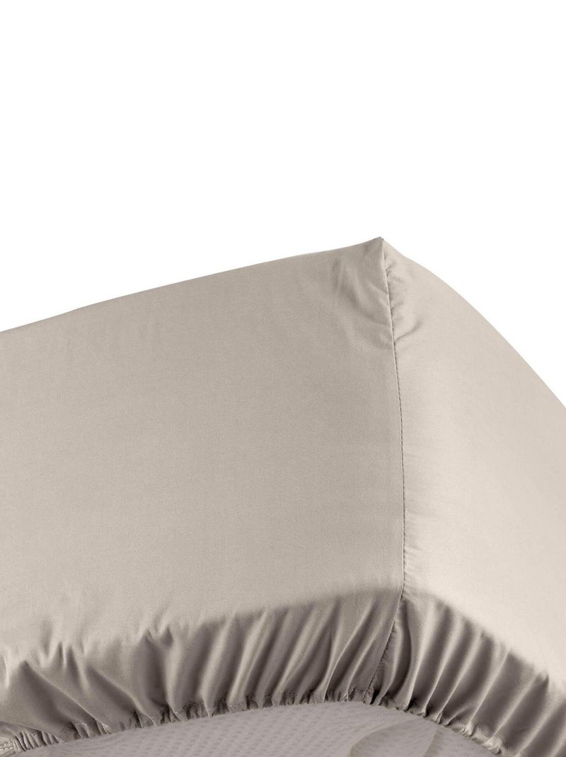 Drap housse Percale Coton Percalines Kaki - Kiabi