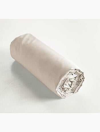 Drap-Housse Percale de Coton 120 Fils Unie PERRINE
