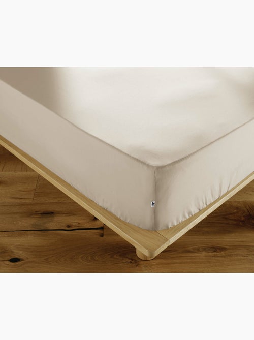 Drap-Housse Percale de Coton 120 Fils Unie PERRINE - Kiabi Drap-Housse Percale de Coton 120 Fils Unie PERRINE - Kiabi