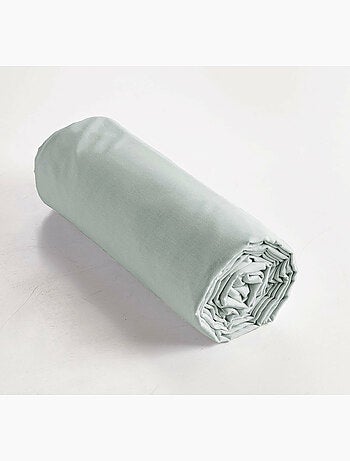 Drap-housse percale de coton 120 fils unie perrine