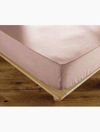 Drap-housse percale de coton 120 fils unie perrine