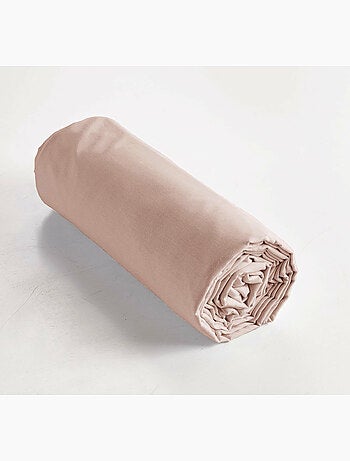 Drap-housse percale de coton 120 fils unie perrine