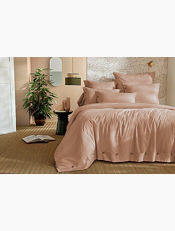 Drap-housse percale de coton 120 fils unie perrine