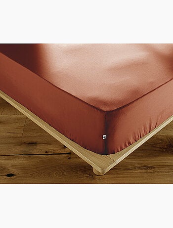 Drap-Housse Percale de Coton 120 Fils Unie PERRINE