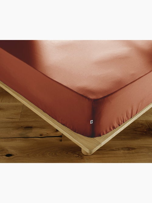 Drap-Housse Percale de Coton 120 Fils Unie PERRINE - Kiabi Drap-Housse Percale de Coton 120 Fils Unie PERRINE - Kiabi