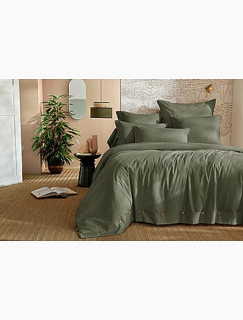 Drap-Housse Percale de Coton 120 Fils Unie PERRINE