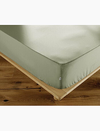 Drap-Housse Percale de Coton 120 Fils Unie PERRINE