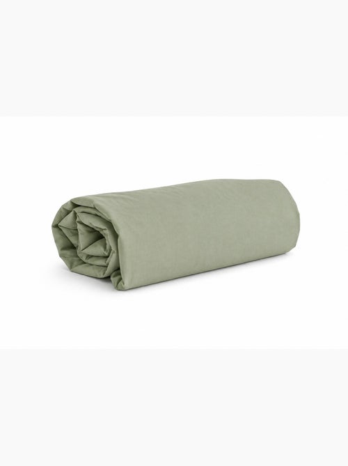 Drap Housse Percale de Coton 65 fils/cm² - Kiabi