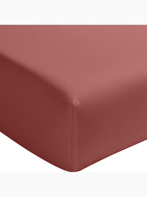 Drap housse Percale de Coton lavé - Kiabi