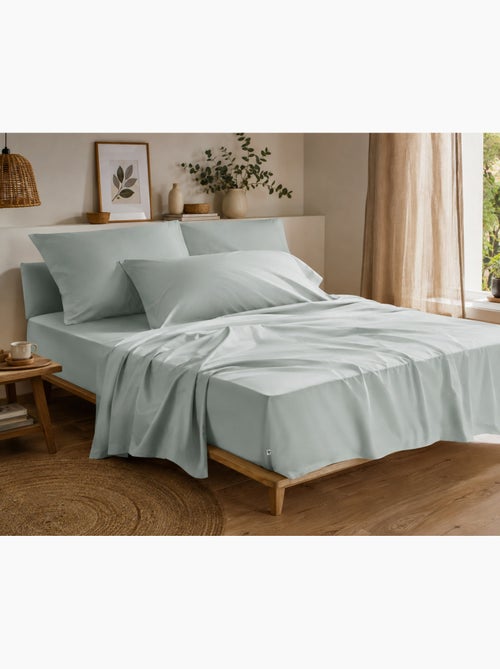 Drap housse percale de coton perrine - Kiabi