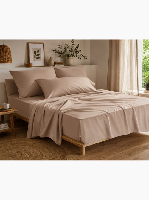 Drap housse percale de coton perrine - Kiabi