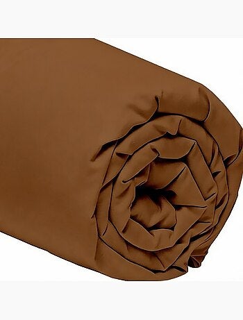Drap housse percale de coton uni - Mura