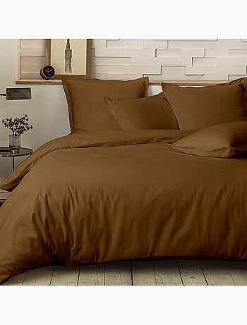 Drap housse percale de coton uni - Mura